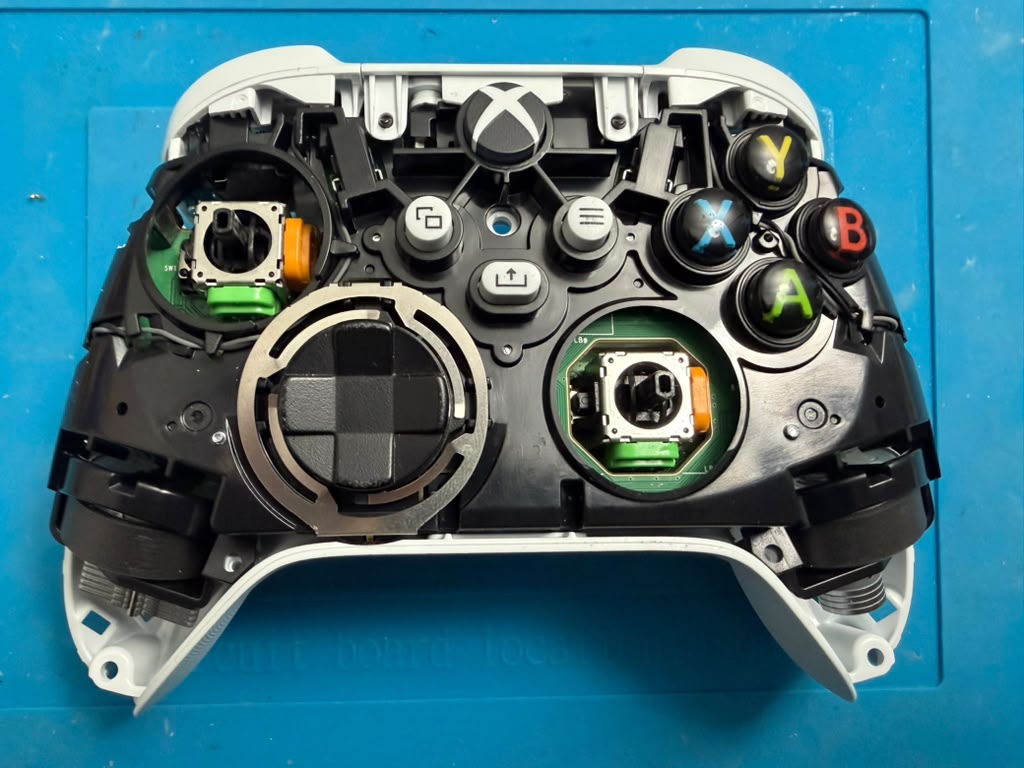 Xbox controller after repair opened